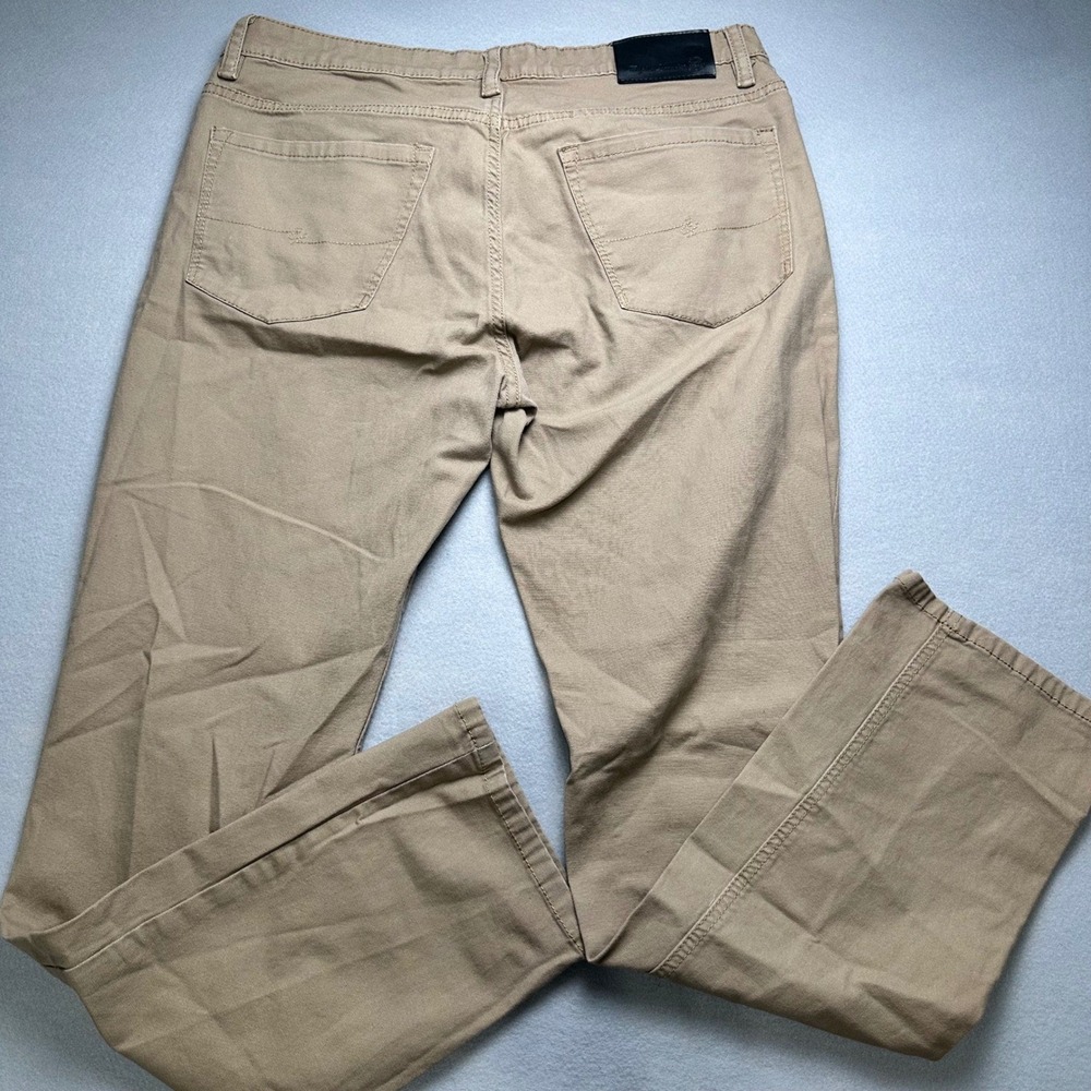 English Laundry Pants Mens 34x32 Tan Khaki Straight Leg Stretch Chinos - Picture 2 of 11